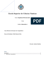 Trabalho de Informatica - Historia Da Geracao Dos Computadores