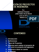 EJECUCION DE PROYECTOS DE INGENIERIA-Aire Acondicionado-Parte 1 E Posada - F Vélez-01-2014