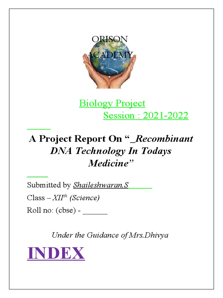 Recombinant DNA in Modern Medicine | PDF | Plasmid | Molecular Cloning