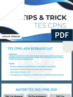 Tips dan Trick Tes CPNS Terbaru