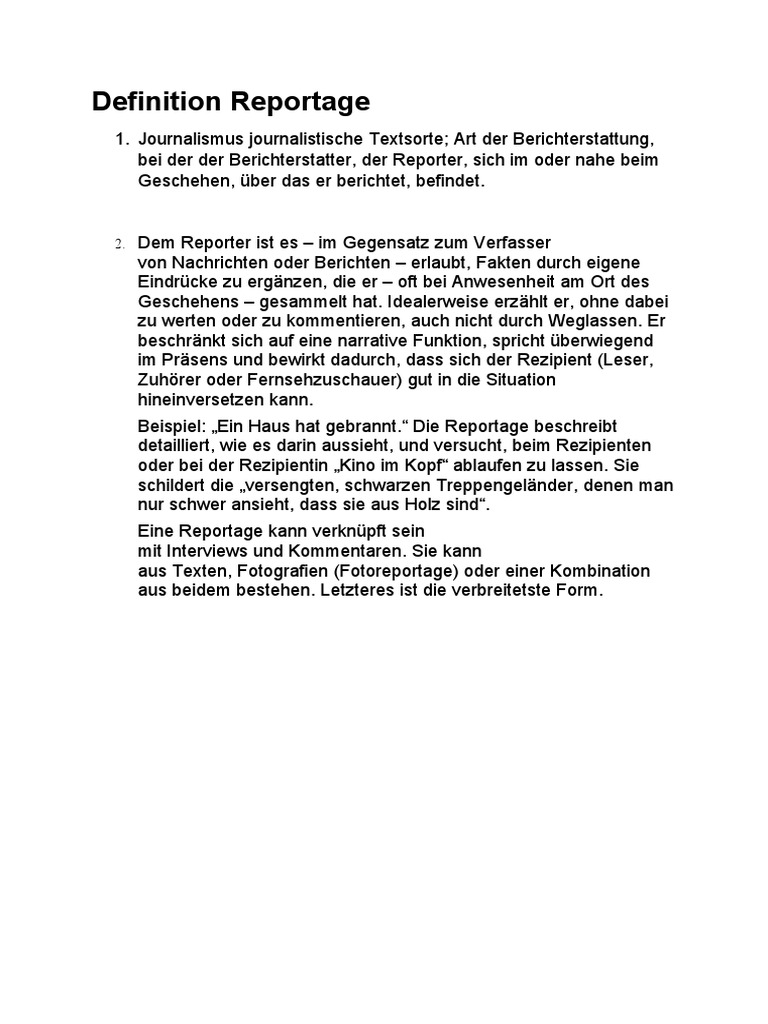 Unterschied Zwischen Kommentar Und Reportage?! – KMCV