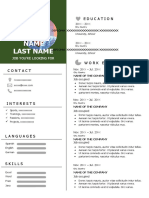 87 Resume Template Effective