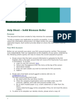 Help Sheet - Solid Biomass Boiler: Purpose