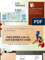 Unit 3: Trends in Local Governance