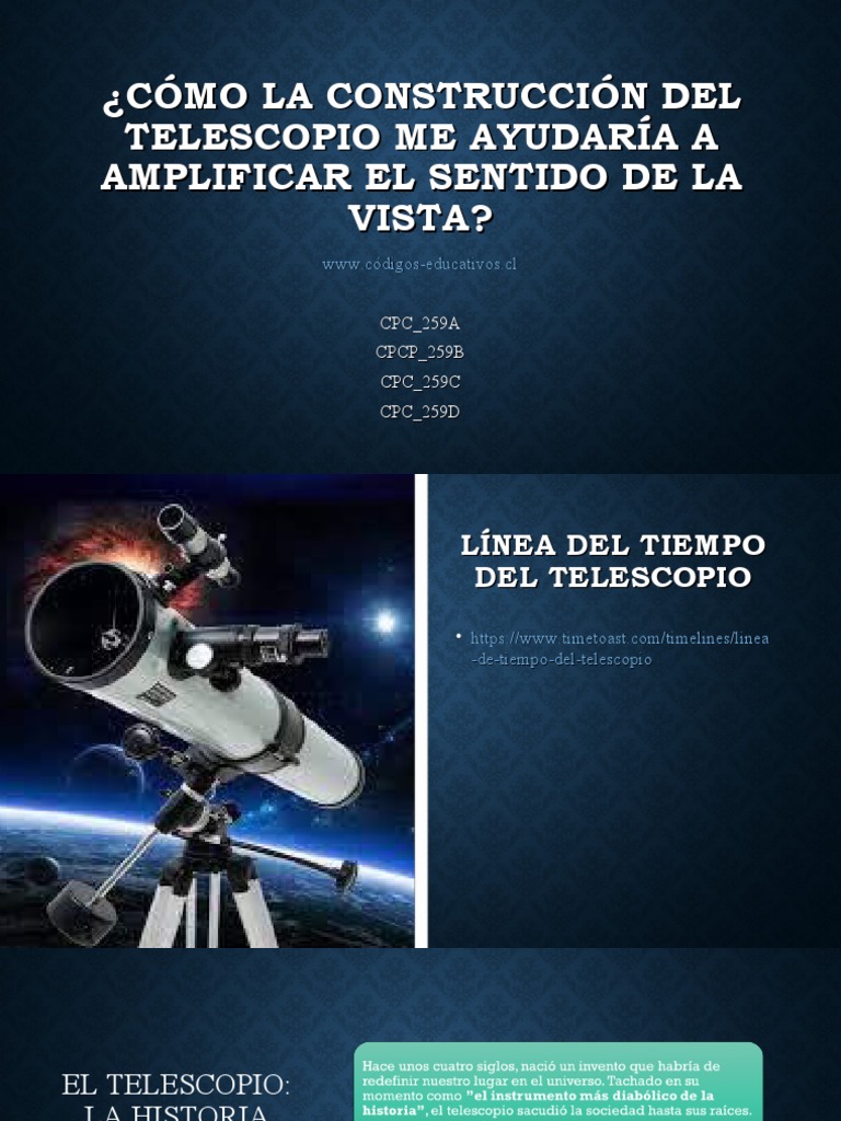 Historia y Tipos de Telescopios | PDF | Telescopio | Óptica