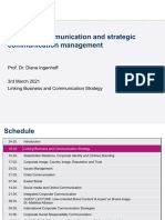 Business Communication and Strategic Communication Management