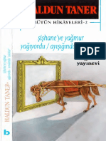 Haldun Taner - Bütün Hikayeleri 2 - Şişhaneye Yağmur Yağıyordu-Ayışığında Çalışkur - Bilgi Yay-1987