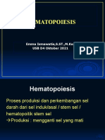 9 A.hematopoiesis