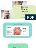 Referat Rhinitis Alergi: Dhaifina Putri Windini I4061202023
