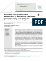 Purposeful Activity in Psychiatric Rehabilitation: Is Neurogenesis A Key Player?