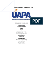 Tarea 4y5 de Trastorno de Aprendizaje