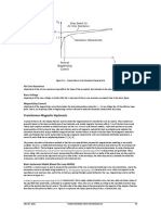 Transformer Magnetic Hysteresis: Air Core Reactance