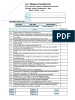 Direct Observation Record: PLG3/07 Install, Commission, Service & Maintain Domestic Plumbing & Heating Systems On - Site