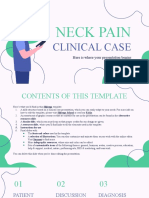 Neck Pain Clinical Case by Slidesgo