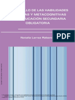 Desarrollo de Las Habilidades Creativas y Metacognitivas en La Educación Secundaria