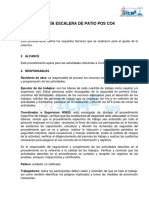 Procedimiento Corte y Soldadura Columna