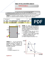 Segunda Evaluación 2020-Ii: PROB: 1