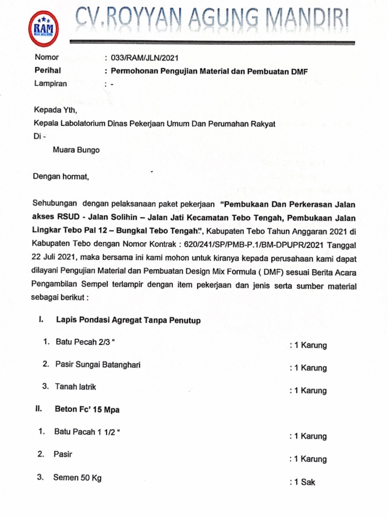 Permohonan DMF | PDF