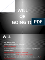 will vs going to