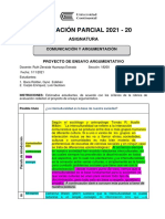 Formato Proyecto Ensayo Argumentativo 2021-20 Resuelto