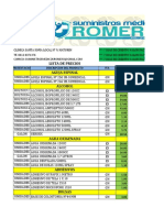 Lista Precios Smromero