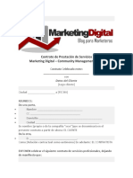Contrato de Prestación de Servicios Marketing Digital
