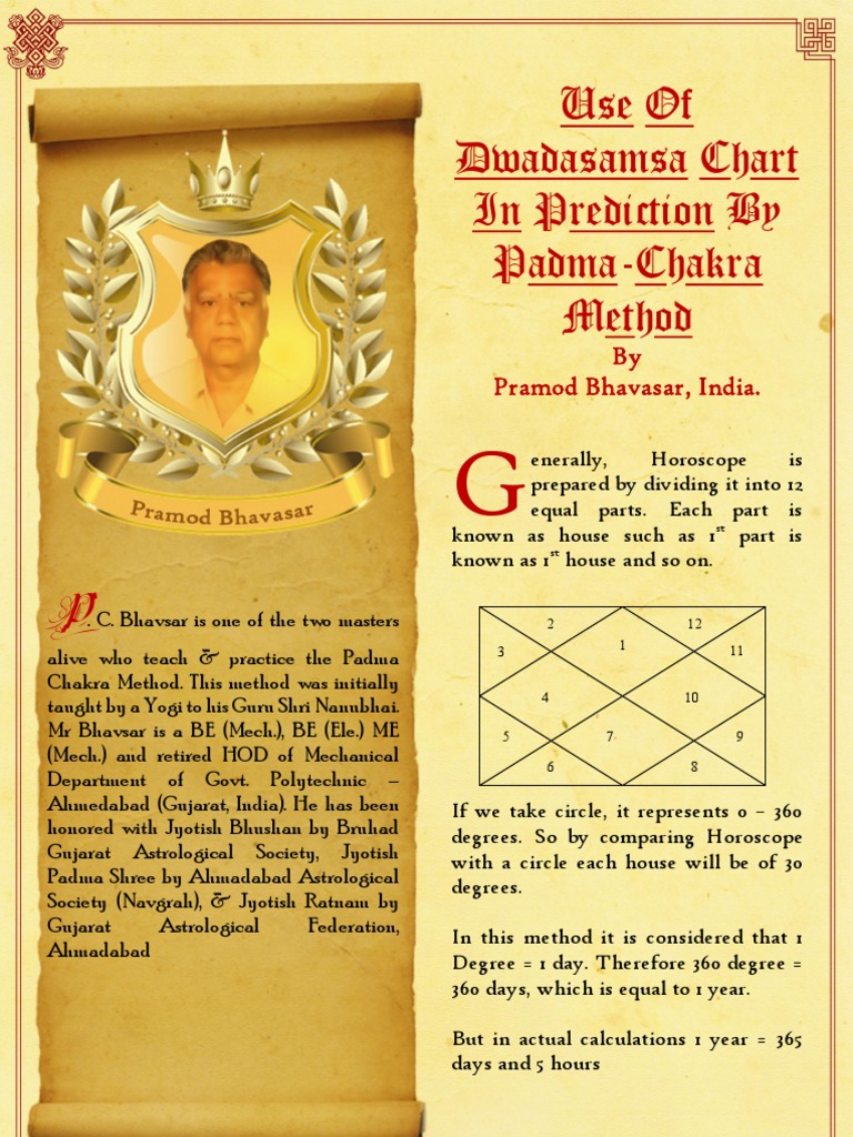 Padma Chakra Method in Astrology | PDF | Planets In Astrology | Horoscope