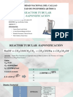 Simulación Chemcad y SPSS Reactor Tubular Sapo