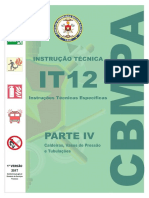 IT-12-PARTE-IV - NT CORPO DE BOMBEIROS PARÁ - CALDEIRAS, VASOS DE PRESSÃO, TUBULAÇÕES