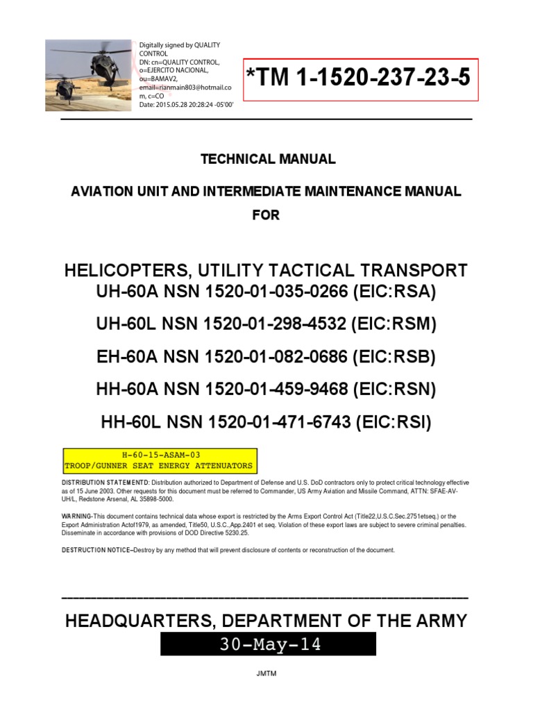 TM1 1520 237 23 5 | PDF | Door | Sikorsky Uh 60 Black Hawk