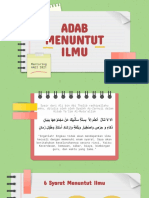 Mentoring AAEI - Materi 5 - Adab Menuntut Ilmu