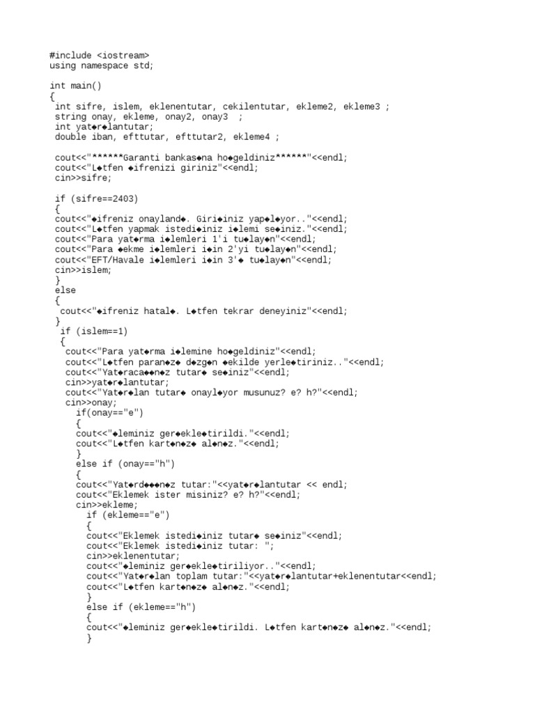 C++ Atm | PDF