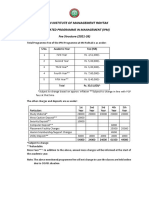 IPM - Fee Structure