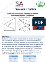 Termodinamica Y Cinetica: TEMA 12B: Soluciones Ideales y No Ideales. Soluciones Diluidas y Regulares