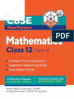 Arihant Mathematics Class 12 Term-1