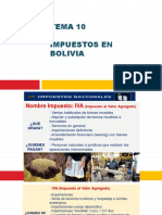 Tema 10 Impuestos en Bolivia CJS221