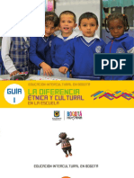 Guía 1. Educación Intercultural en Bogotá. Identidades y Pueblos Indígenas en Los Colegios Distritales.