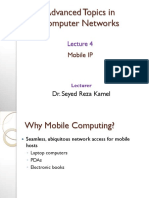 Advanced Topics in Computer Networks: Mobile IP