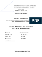 Etude Et Optimisation D'un Réseau Local Cas CEVITAL Agroalimentaire