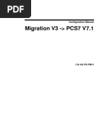 Migration V3 - PCS7 V7.1: Configuration Manual