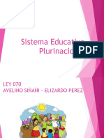 Estructura Del Sistema Educativo Plurinacional
