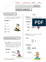 Fracciones Algebraicas