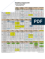 Jadual Perkuliahan Gasal 2019-2020 Per 6 September 2019