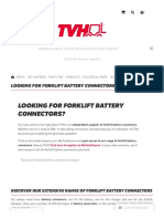 Forklift Battery Connectors - REMA & APP - TVH Parts