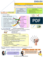 ACTIVITY 2: Creative To Solve Problems!: Learning Experience 7 - Level A1