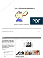 Piaget's Theory of Cognitive Development: Demonstration Storyboard by Thomas Broderick