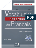 Vocabulaire Progressif Du Fran 231 Ais N Perfec LudVlad