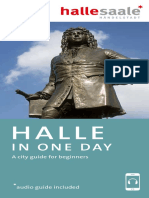 Broschuere Halle in One Day City Guide