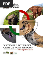 NATIONAL WILDLIFE CENSUS 2021 REPORT ABRIDGED FINAL - WEB VERSION AUGUST 23rd