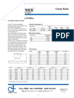 Crane Rails: Standard European Profiles